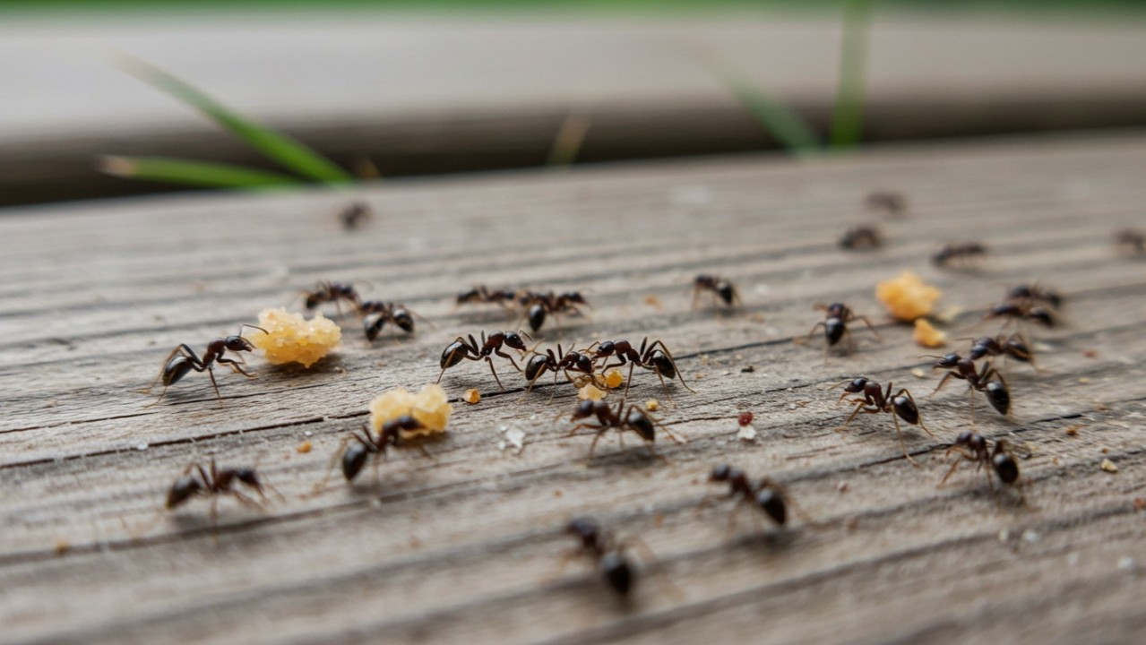 Without a Leader, Black Ants are Confused