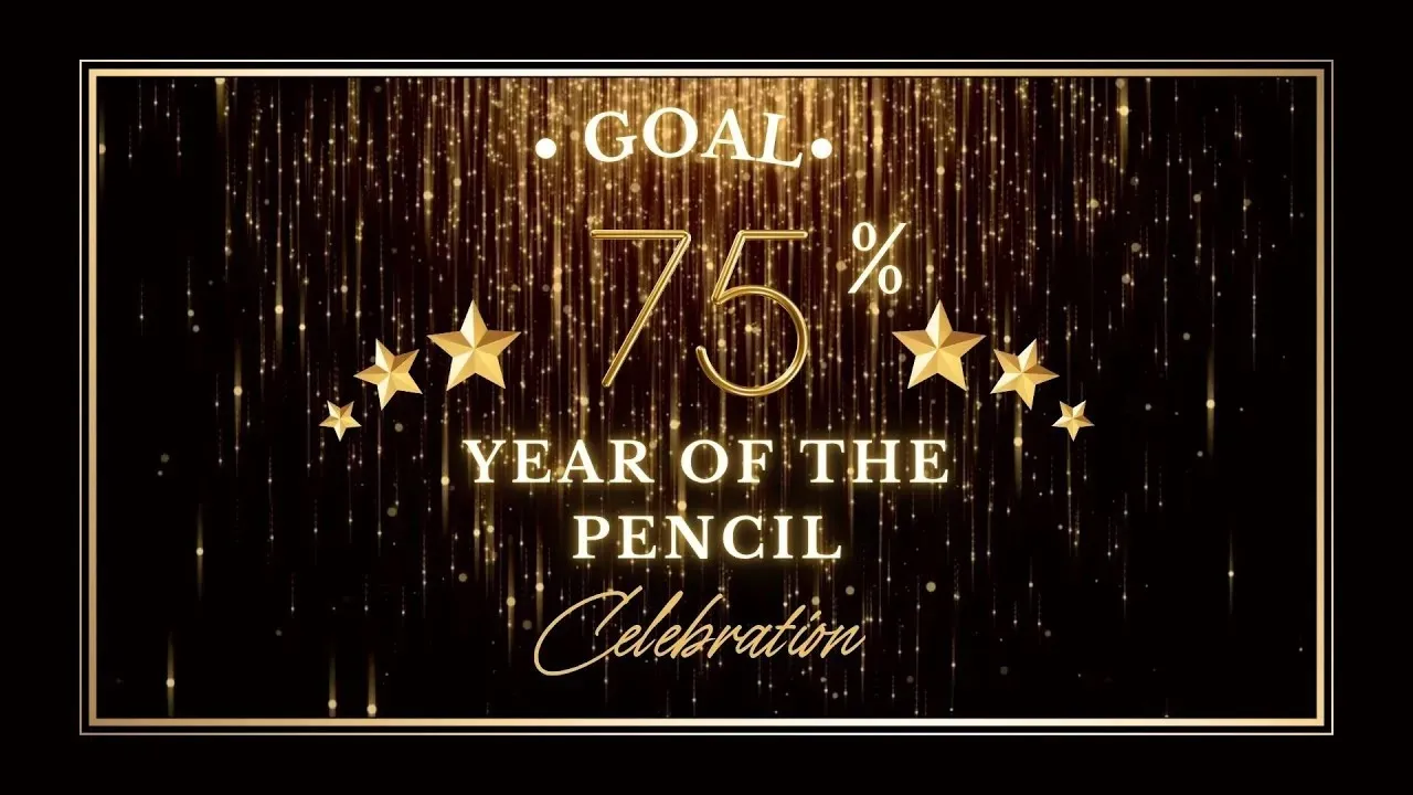 We’ve Reached 75% of Our Goal – 75,000 Pencils Collected