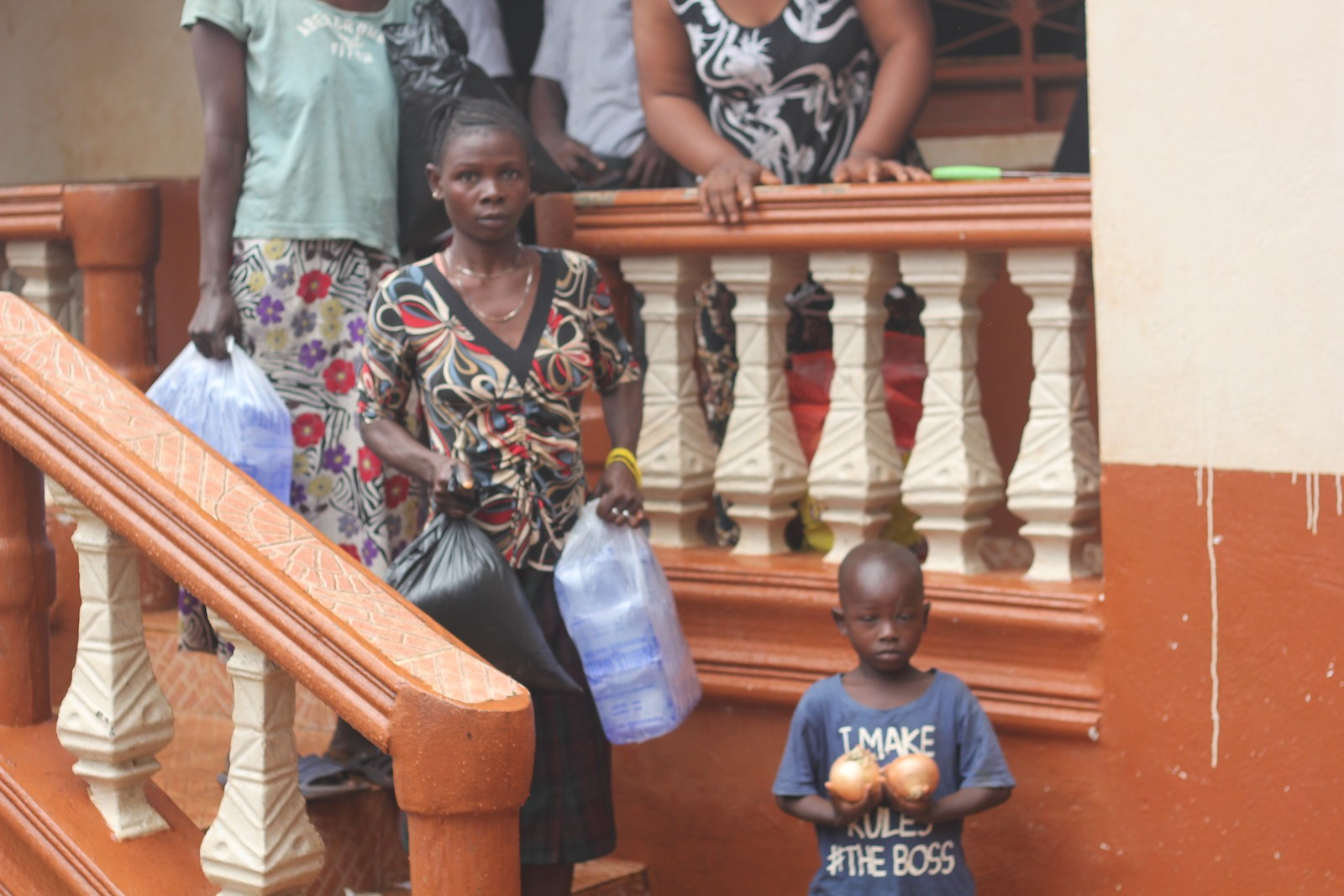 relief packages by develop africa to people in siera leone