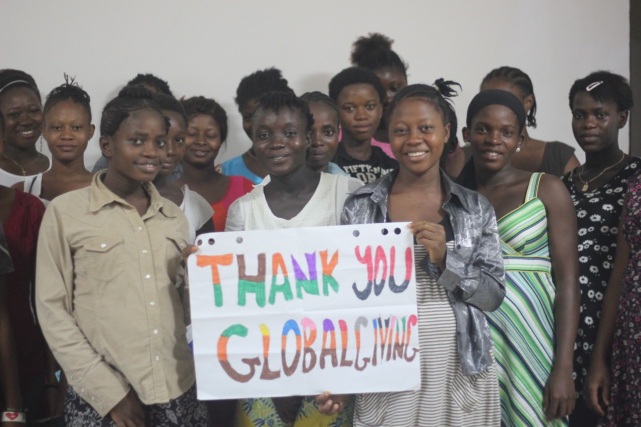 thank you global giving by girl children