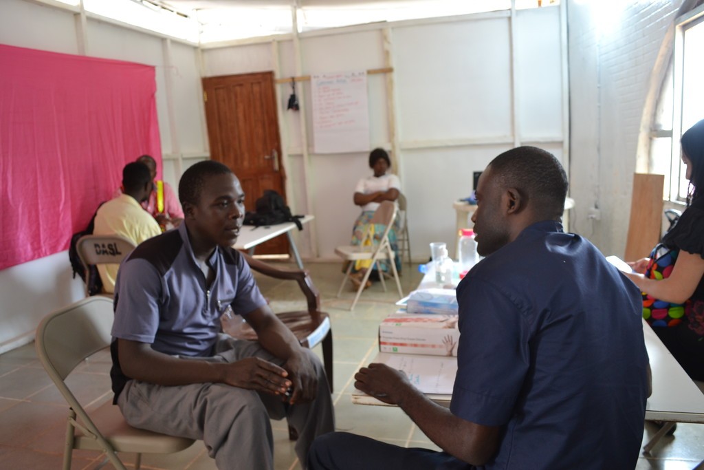 training session at hill station